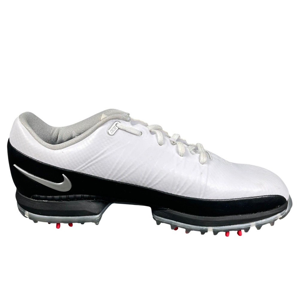 Nike Zoom Attack Women Golf Cleats Shoes White Black 853739-101 Size 8 US 41 EUR - Picture 2 of 9
